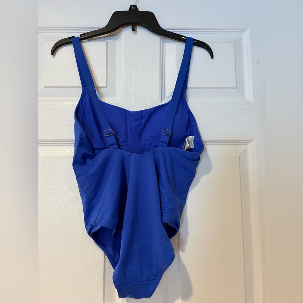 Athleta Swimsuit Hermosa One Piece Cerulean Blue Womens - Picture 6 of 8